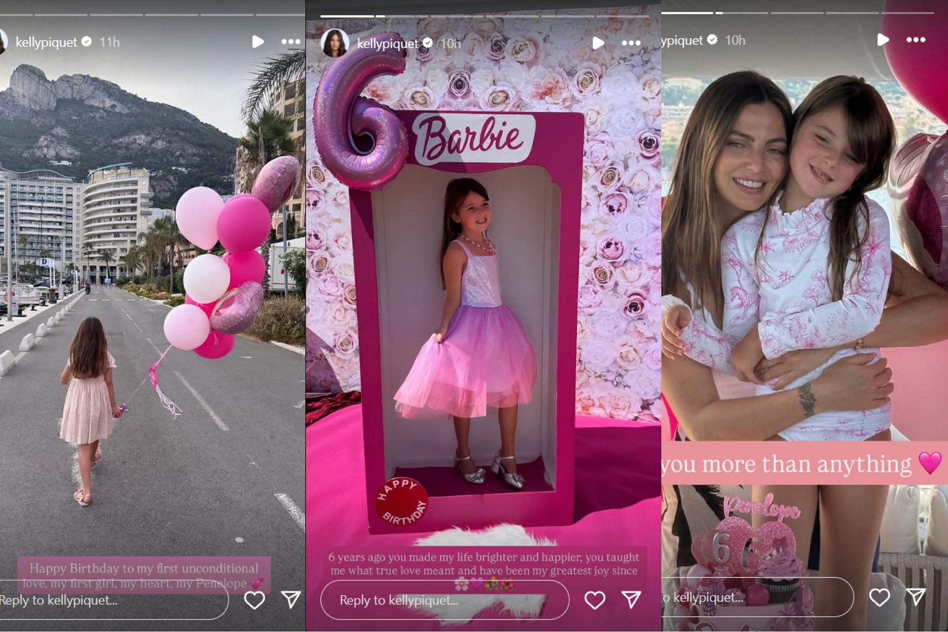 Snapshot of Kelly Piquet's Stories...Credits-Instagram